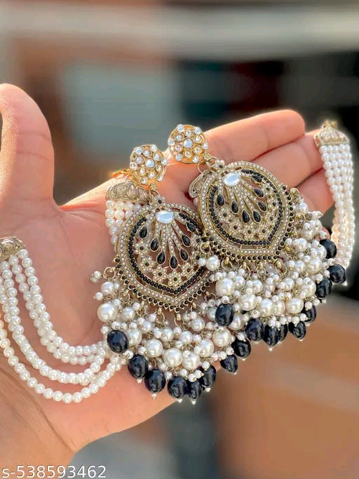Chandbali Earring with Kansar